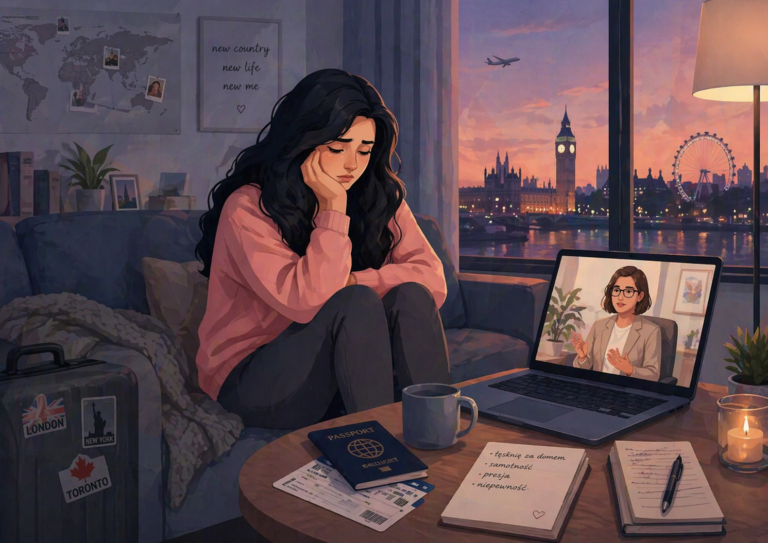 Polski psycholog online za granicą - czy terapia przez internet naprawdę działa?